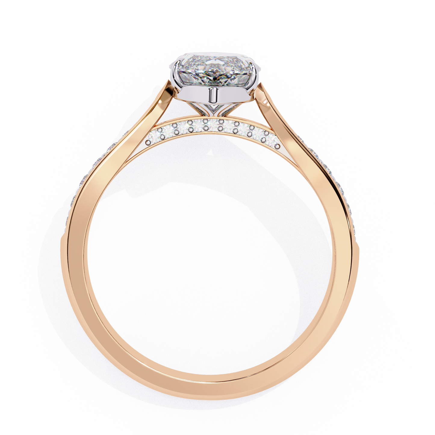 LGD Ring Marquise Stone (1.40ct) In 14K Gold