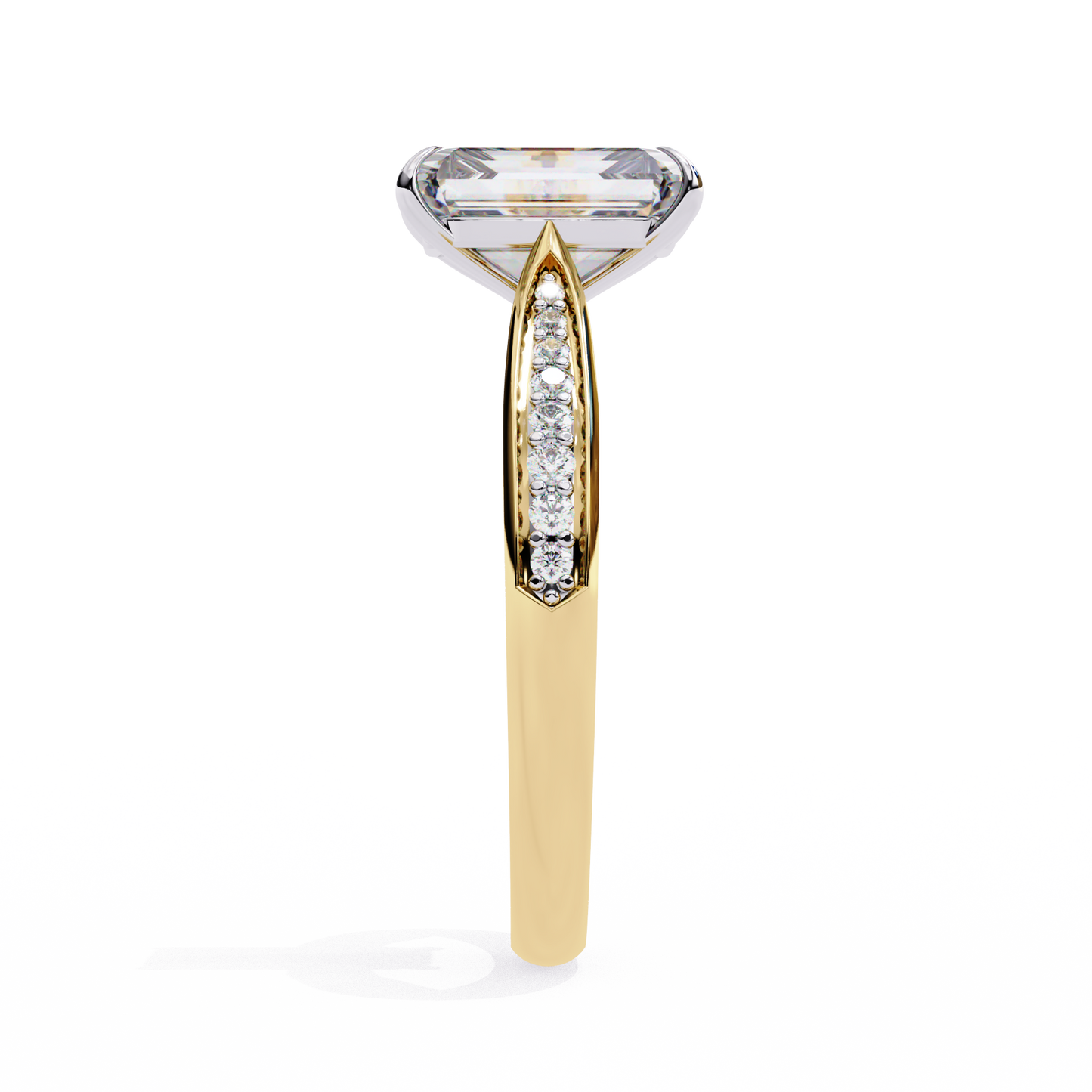 LGD Ring Emerald Stone (2.71ct) In 14K Gold