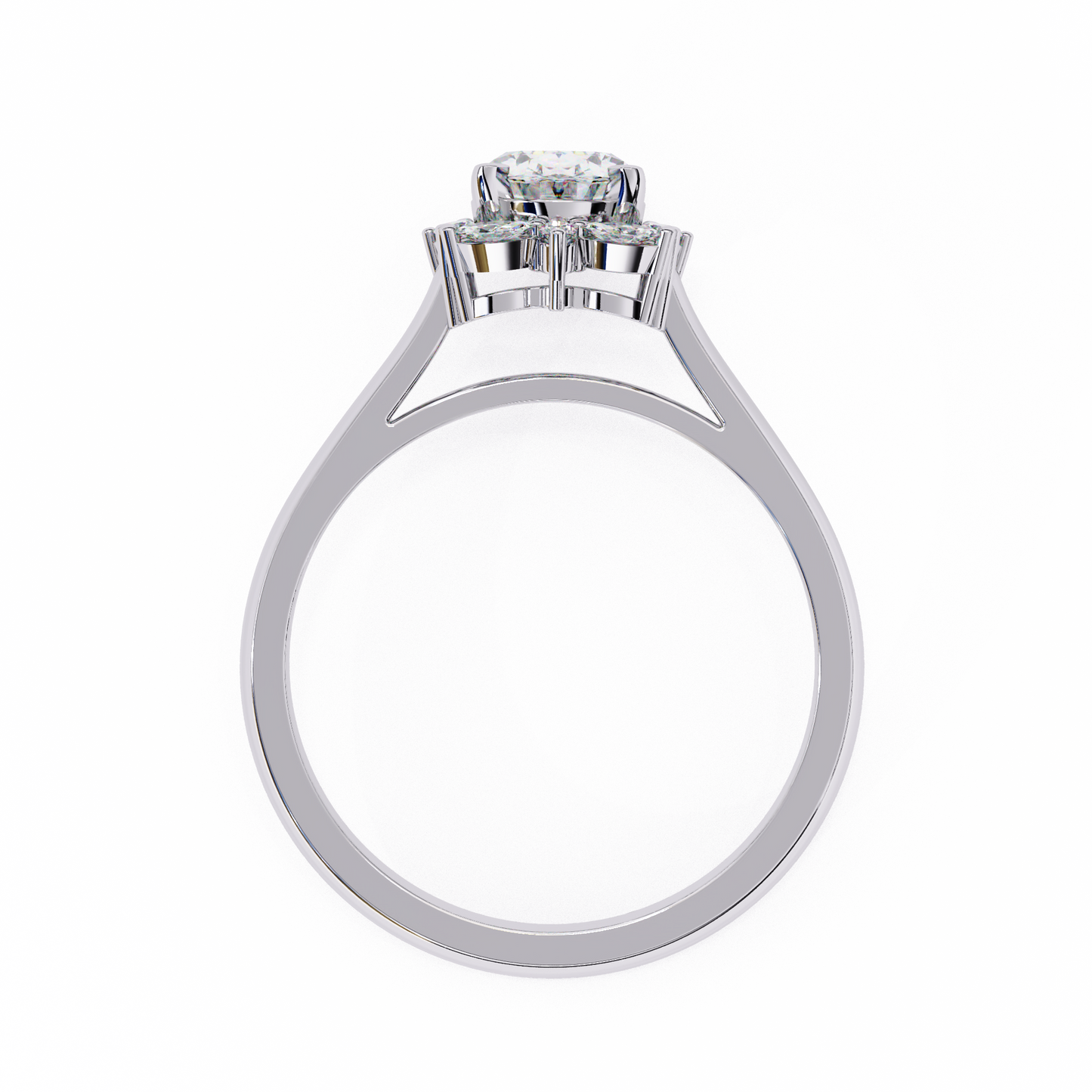 LGD Solitaire Ring Oval Stone (1.29ct) In 14K Gold #LGD-OV-CD136