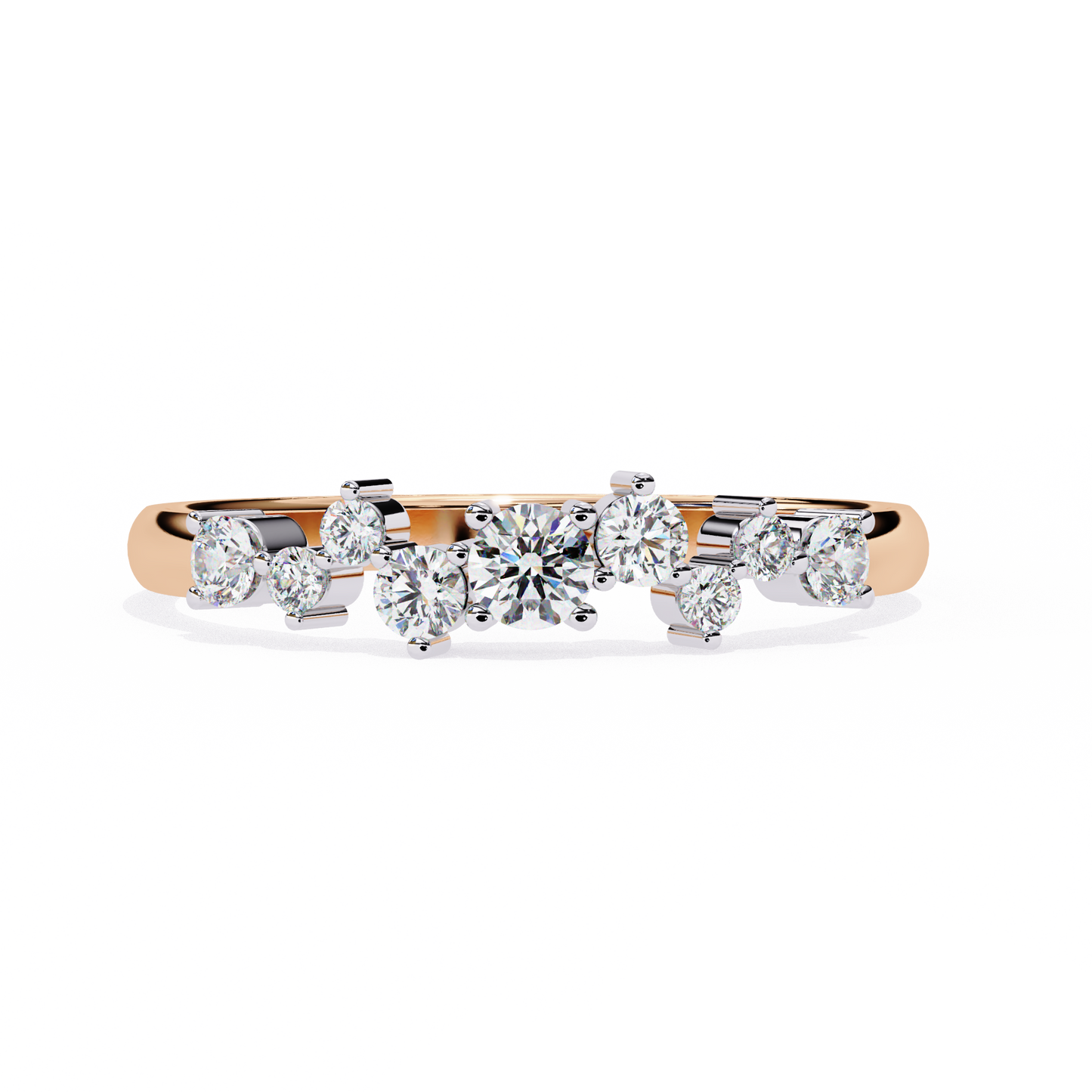 LGD Ring Round Stone (0.27ct) In 14K Gold #LGD-RD-CD171