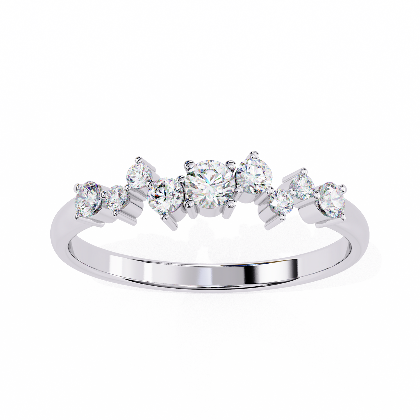 LGD Ring Round Stone (0.27ct) In 14K Gold #LGD-RD-CD171