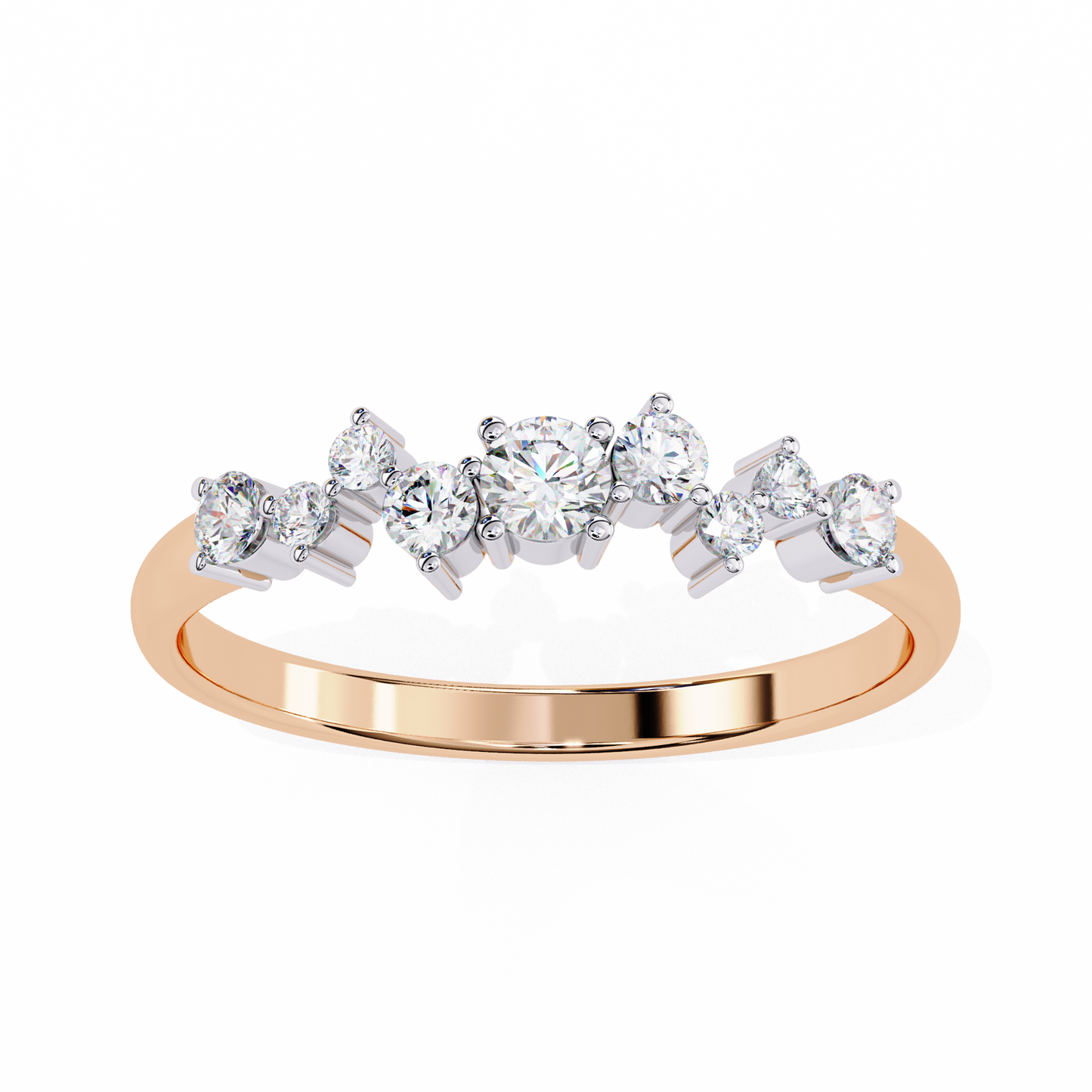 LGD Ring Round Stone (0.27ct) In 14K Gold #LGD-RD-CD171