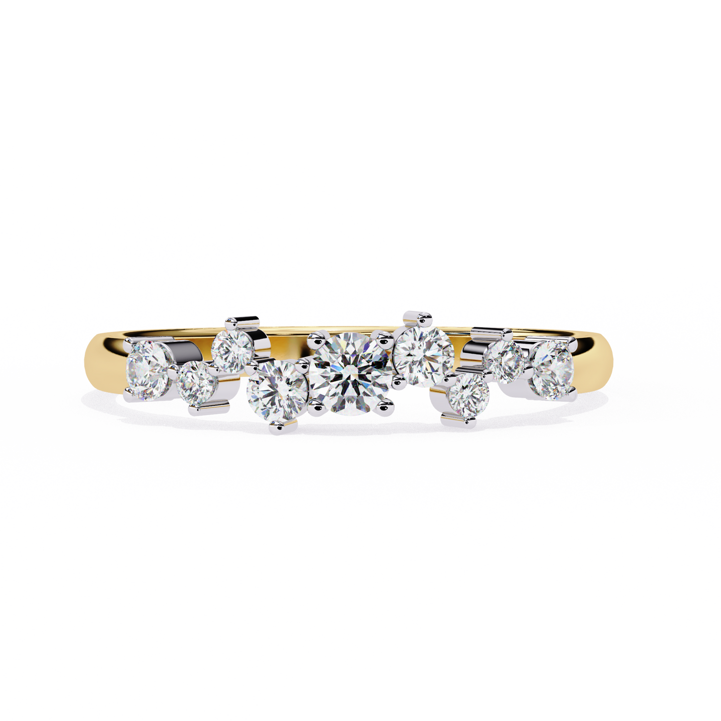 LGD Ring Round Stone (0.27ct) In 14K Gold #LGD-RD-CD171