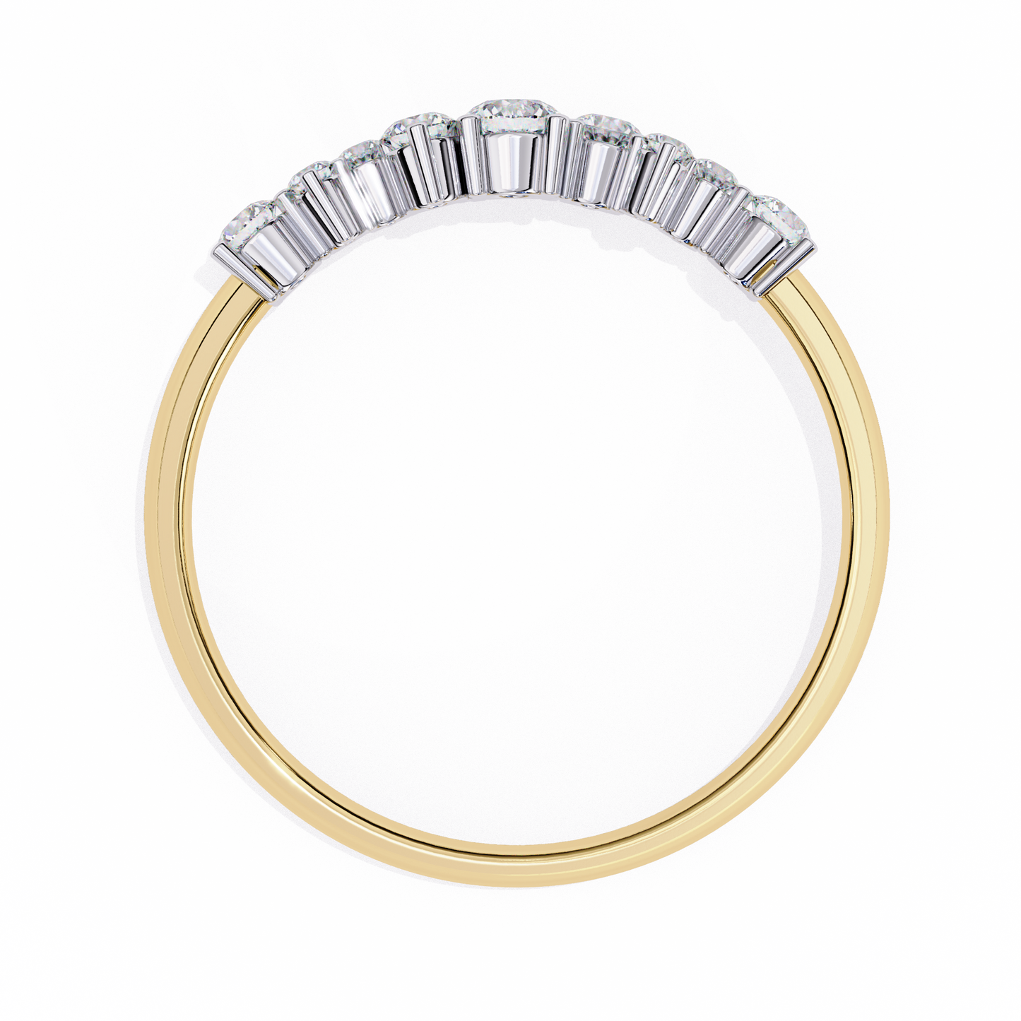 LGD Ring Round Stone (0.27ct) In 14K Gold #LGD-RD-CD171