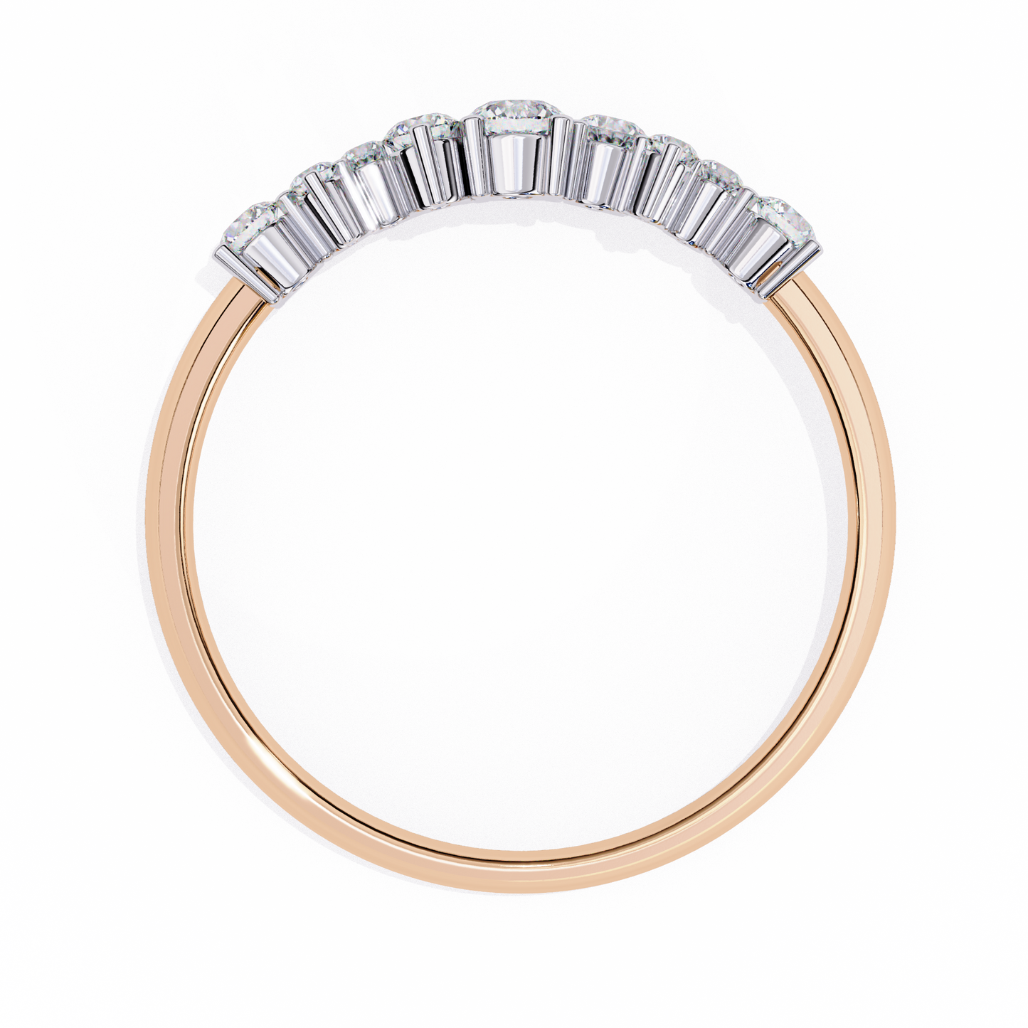 LGD Ring Round Stone (0.27ct) In 14K Gold #LGD-RD-CD171