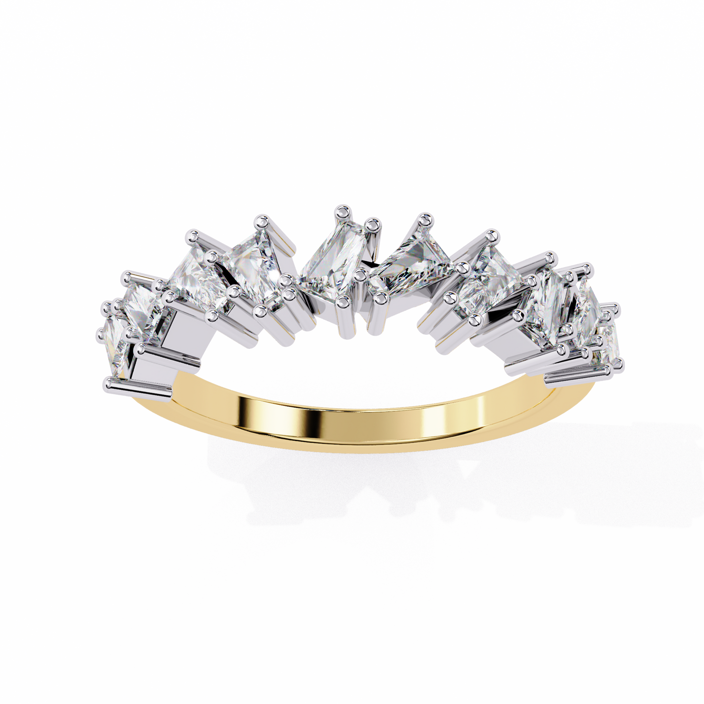 LGD Ring Cushion Square Stone (0.56ct) In 14K Gold #LGD-CU-CD172