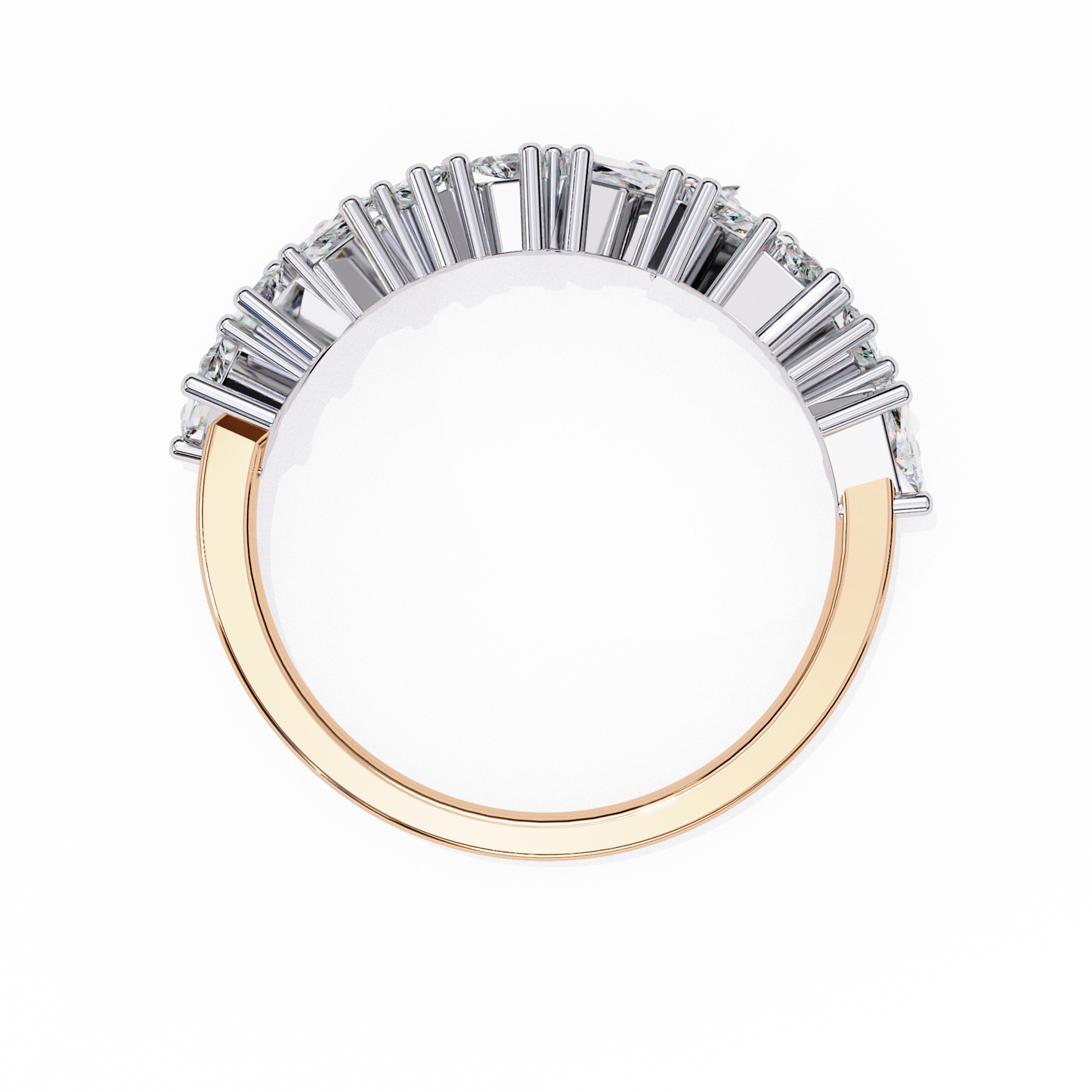 LGD Ring Cushion Square Stone (0.56ct) In 14K Gold #LGD-CU-CD172