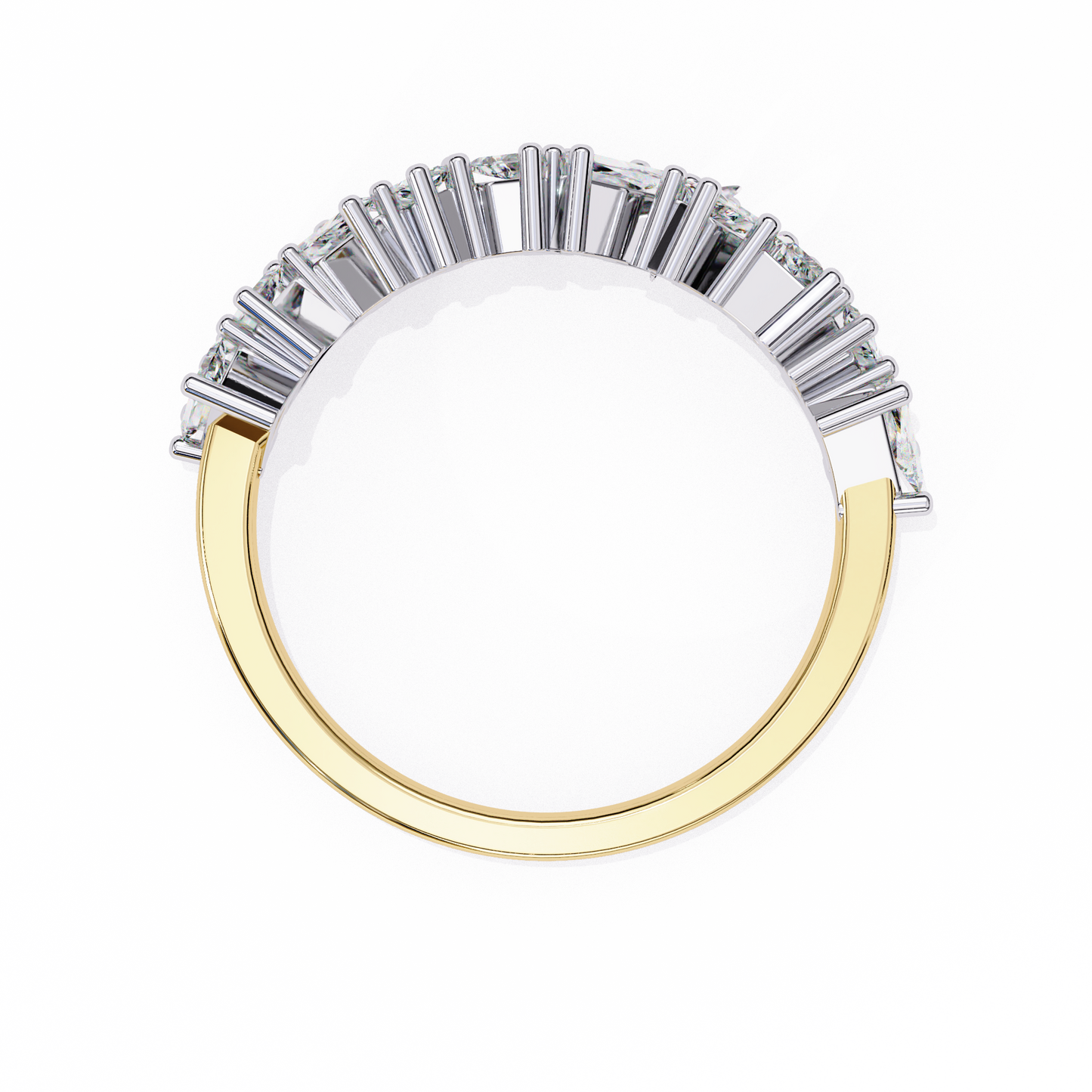 LGD Ring Cushion Square Stone (0.56ct) In 14K Gold #LGD-CU-CD172