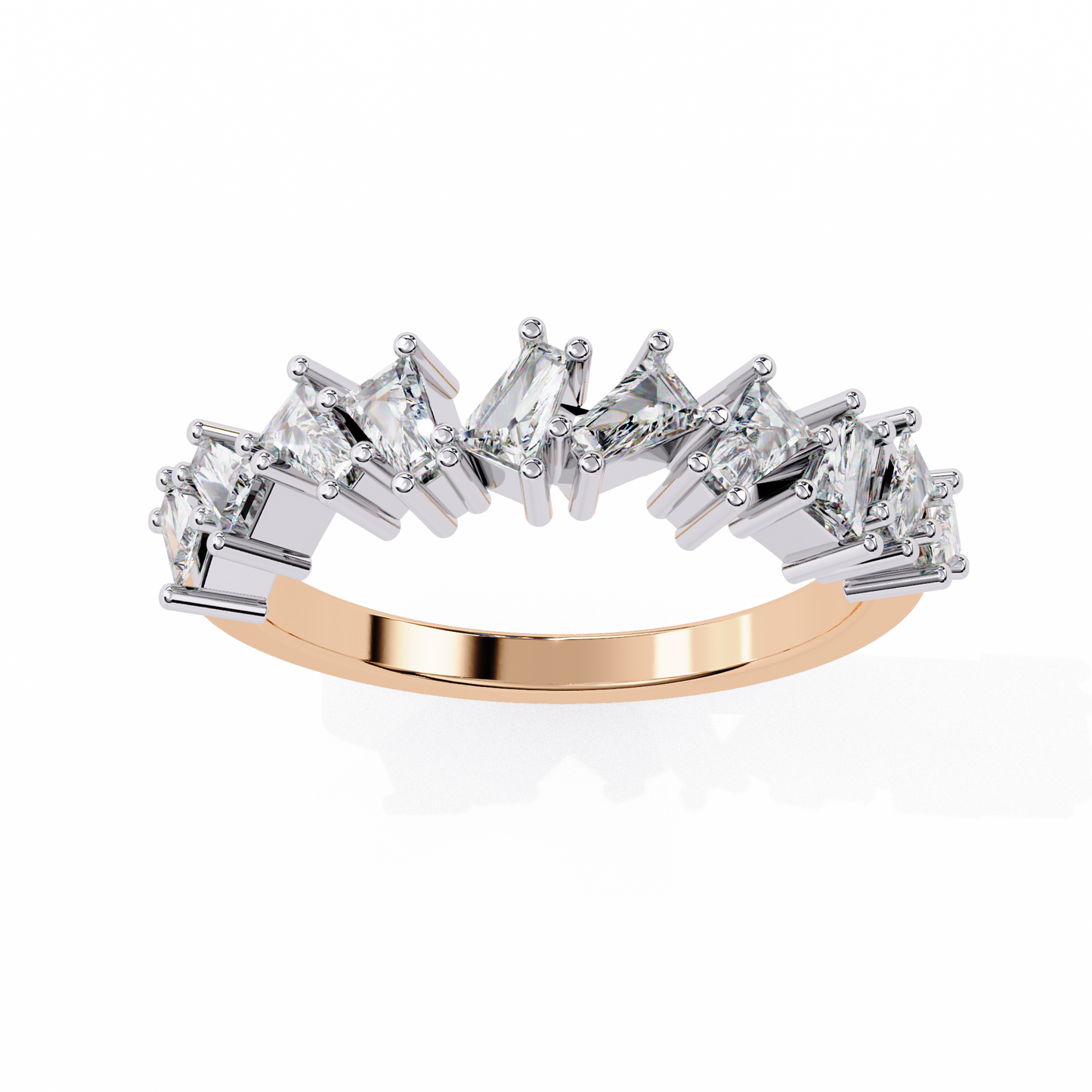 LGD Ring Cushion Square Stone (0.56ct) In 14K Gold #LGD-CU-CD172