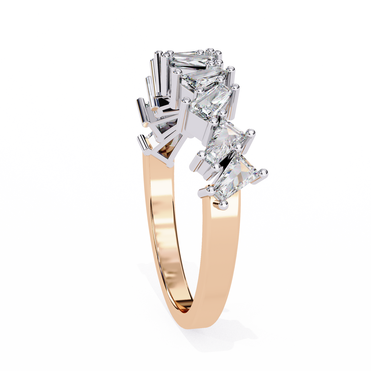LGD Ring Cushion Square Stone (0.56ct) In 14K Gold #LGD-CU-CD172