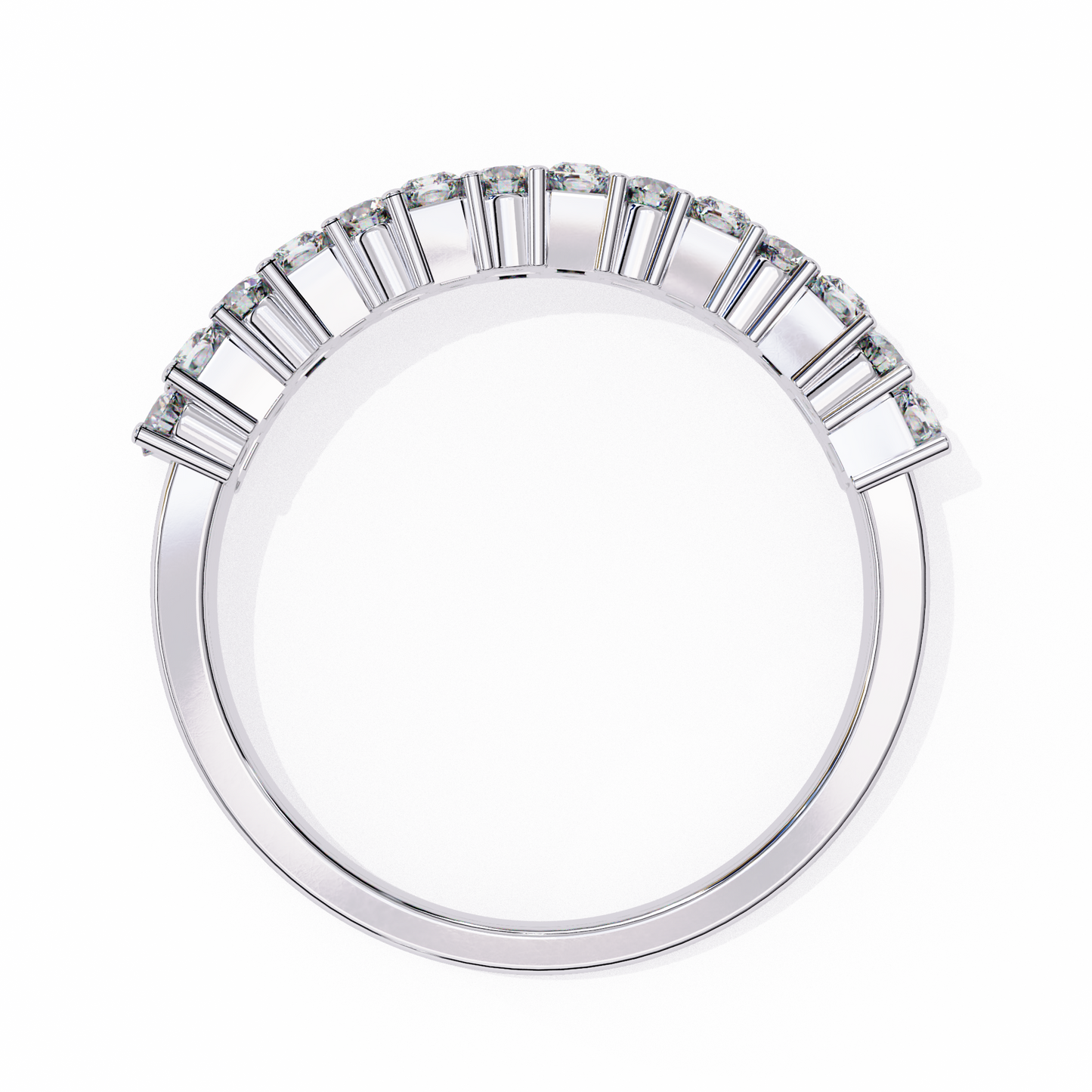 Lab Grown Diamond Ring Radiant Stone (1.19ct) In 14K Gold