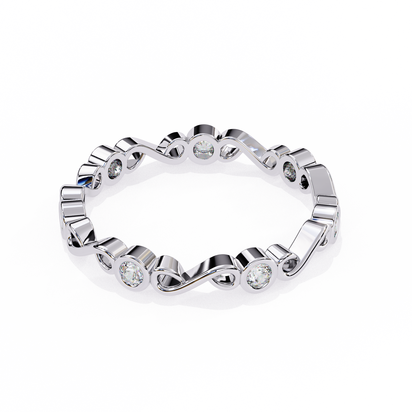 LGD Ring Round Stone (0.21ct) In 14K Gold