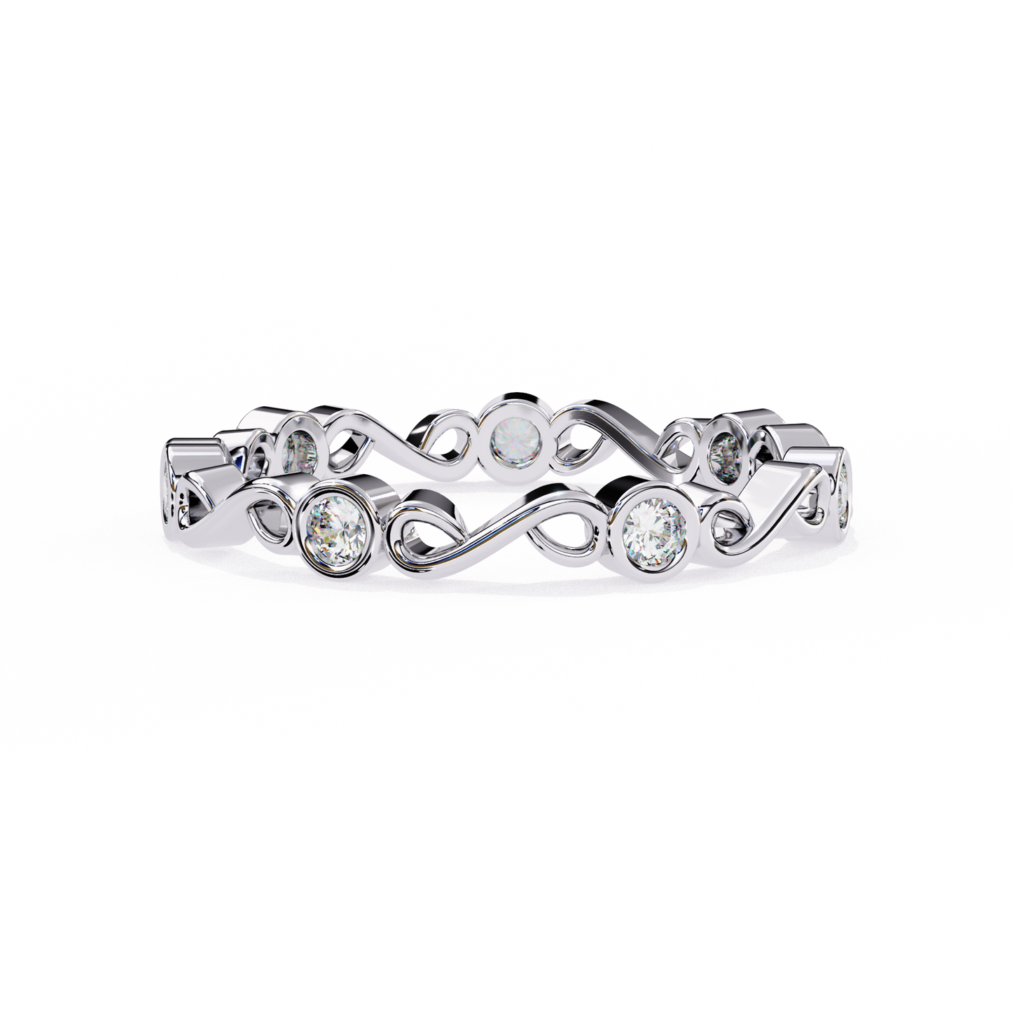 LGD Ring Round Stone (0.21ct) In 14K Gold
