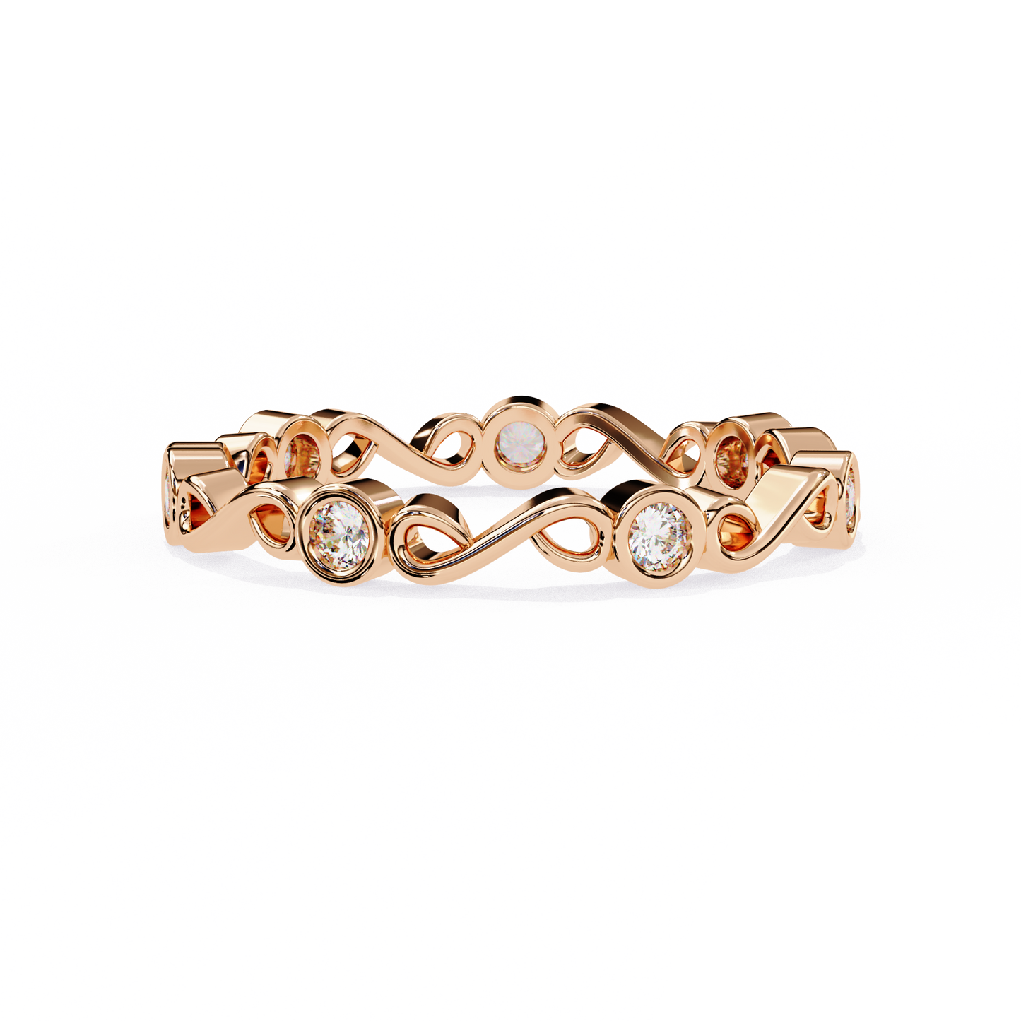 LGD Ring Round Stone (0.21ct) In 14K Gold