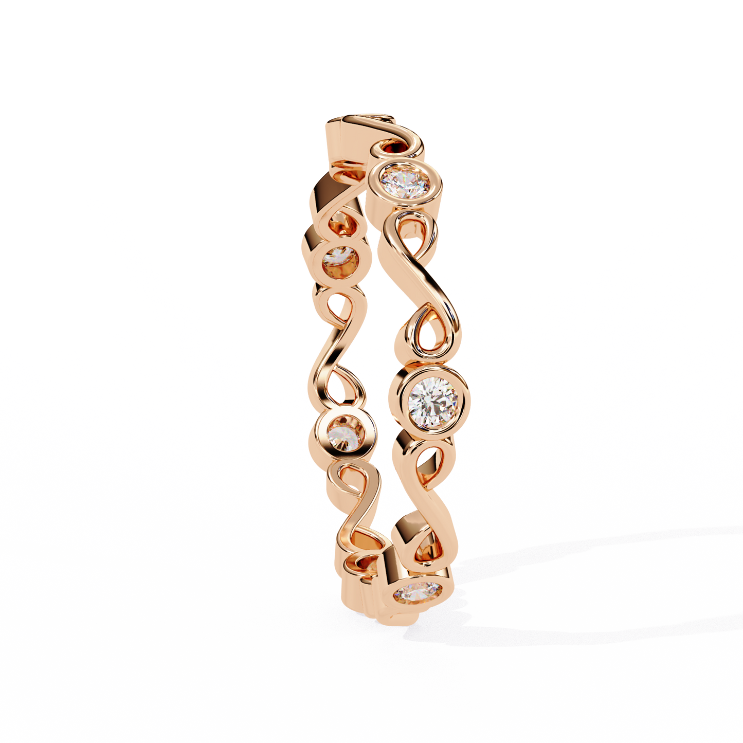 LGD Ring Round Stone (0.21ct) In 14K Gold
