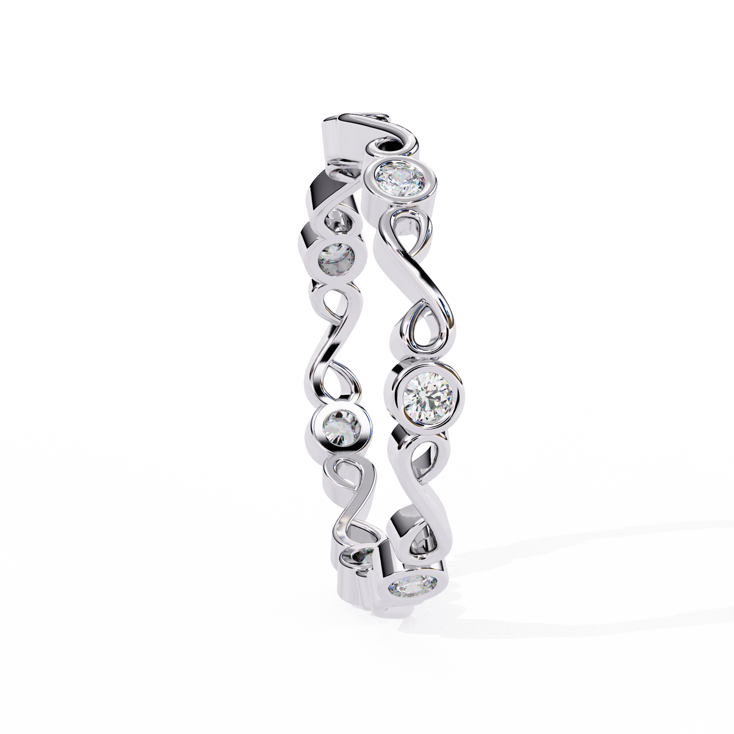 LGD Ring Round Stone (0.21ct) In 14K Gold
