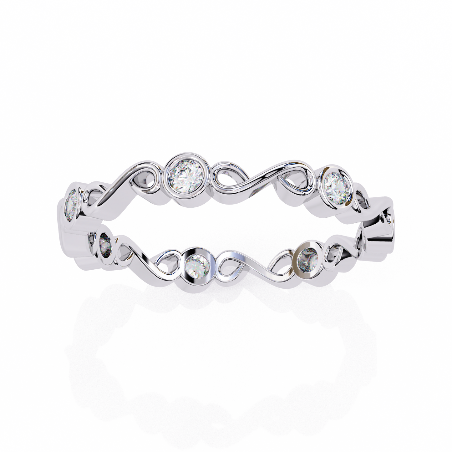 LGD Ring Round Stone (0.21ct) In 14K Gold