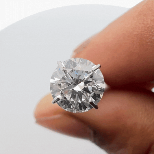 IGI Certified Lab Grown Diamond 2.95ct - 3.00ct Round - VS 1 Clarity, E Color