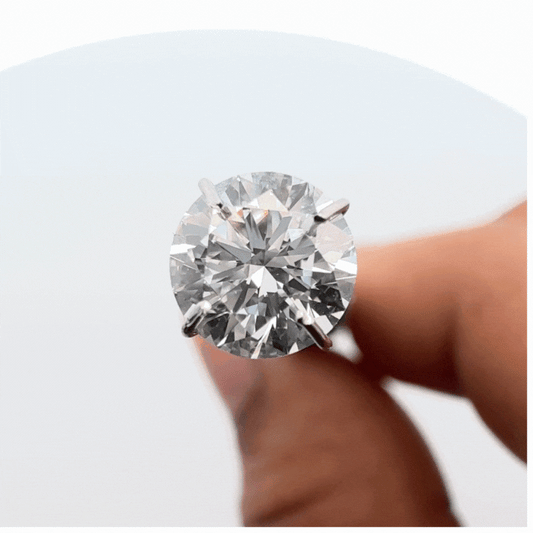 IGI Certified 3.70ct - 3.75ct Round Lab Grown Diamond - E Color, VS 1 Clarity