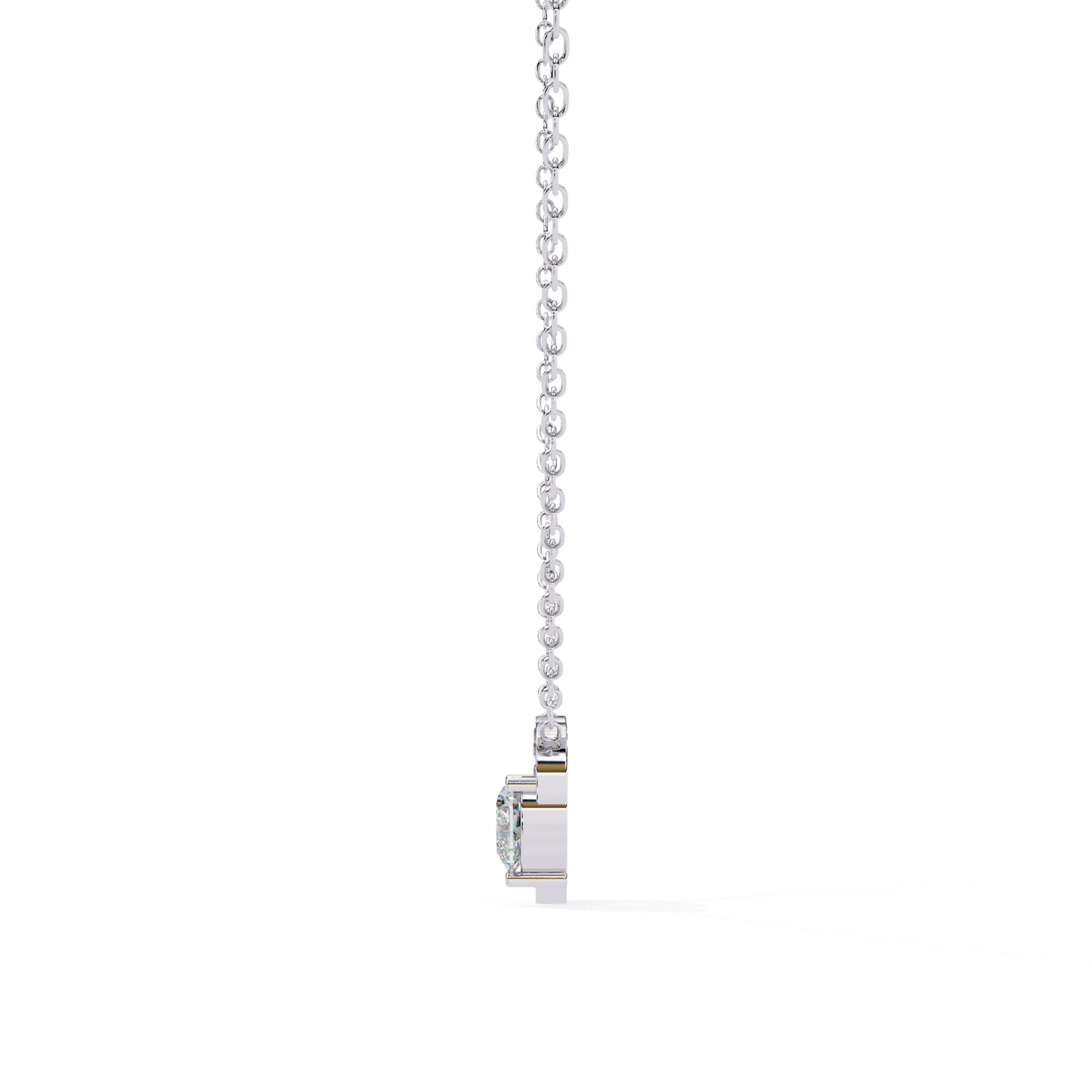 LGD Pendant Heart Stone (0.87ct ) In 14K Gold Without Chain