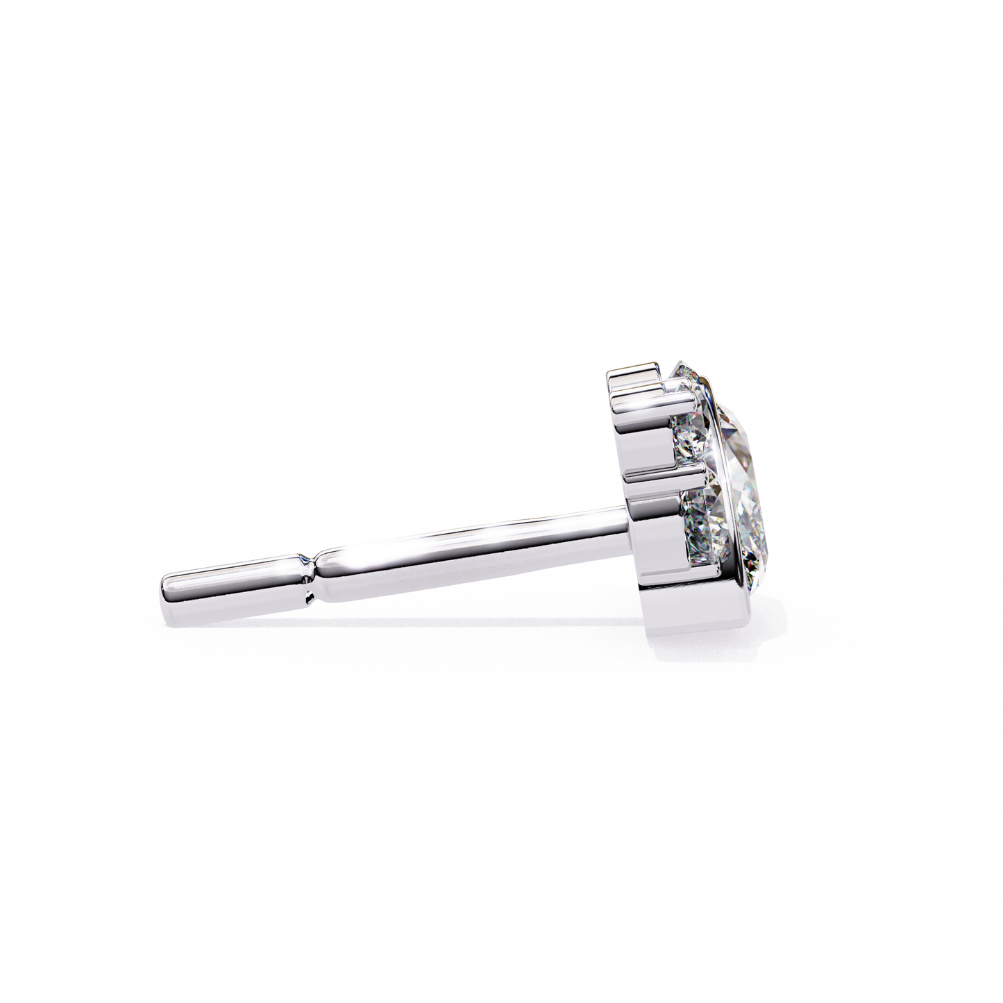 LGD  Ear Studs Marquise Stone (0.48ct Pair) In 14K Gold