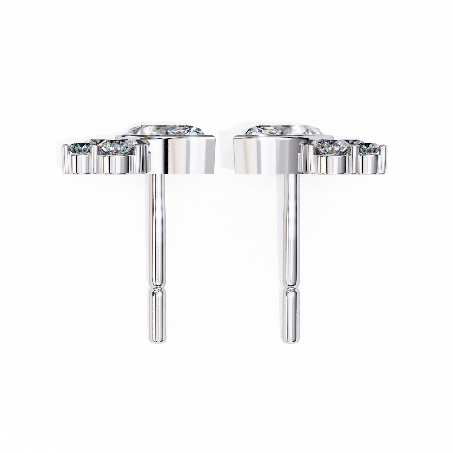 LGD  Ear Studs Marquise Stone (0.48ct Pair) In 14K Gold