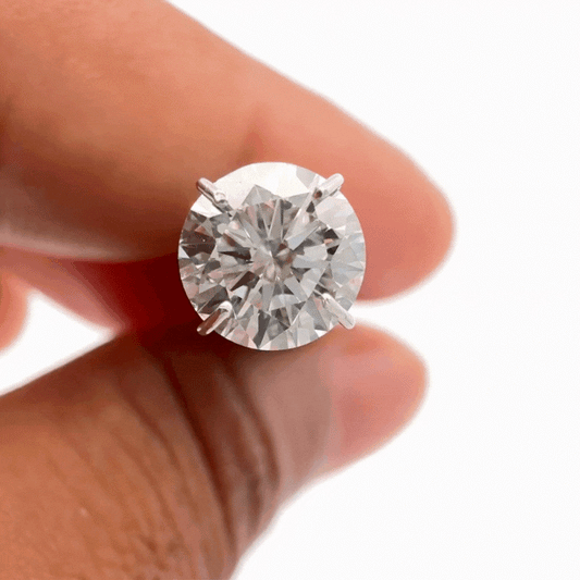 IGI Certified Lab Grown Diamond 3.95ct - 4.00ct Round - E Color, VS 1 Clarity