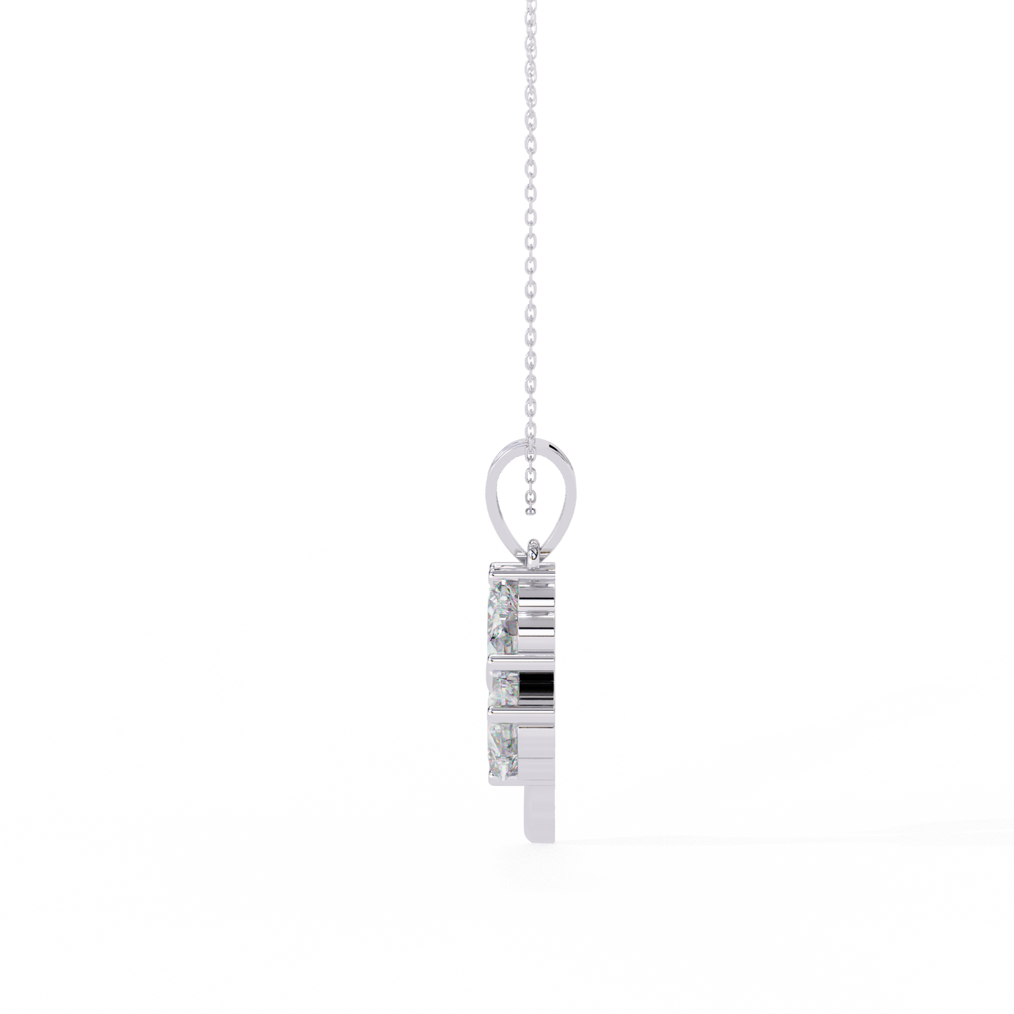 LGD Pendant Heart Stone (0.61ct) In 14K Gold Without Chain