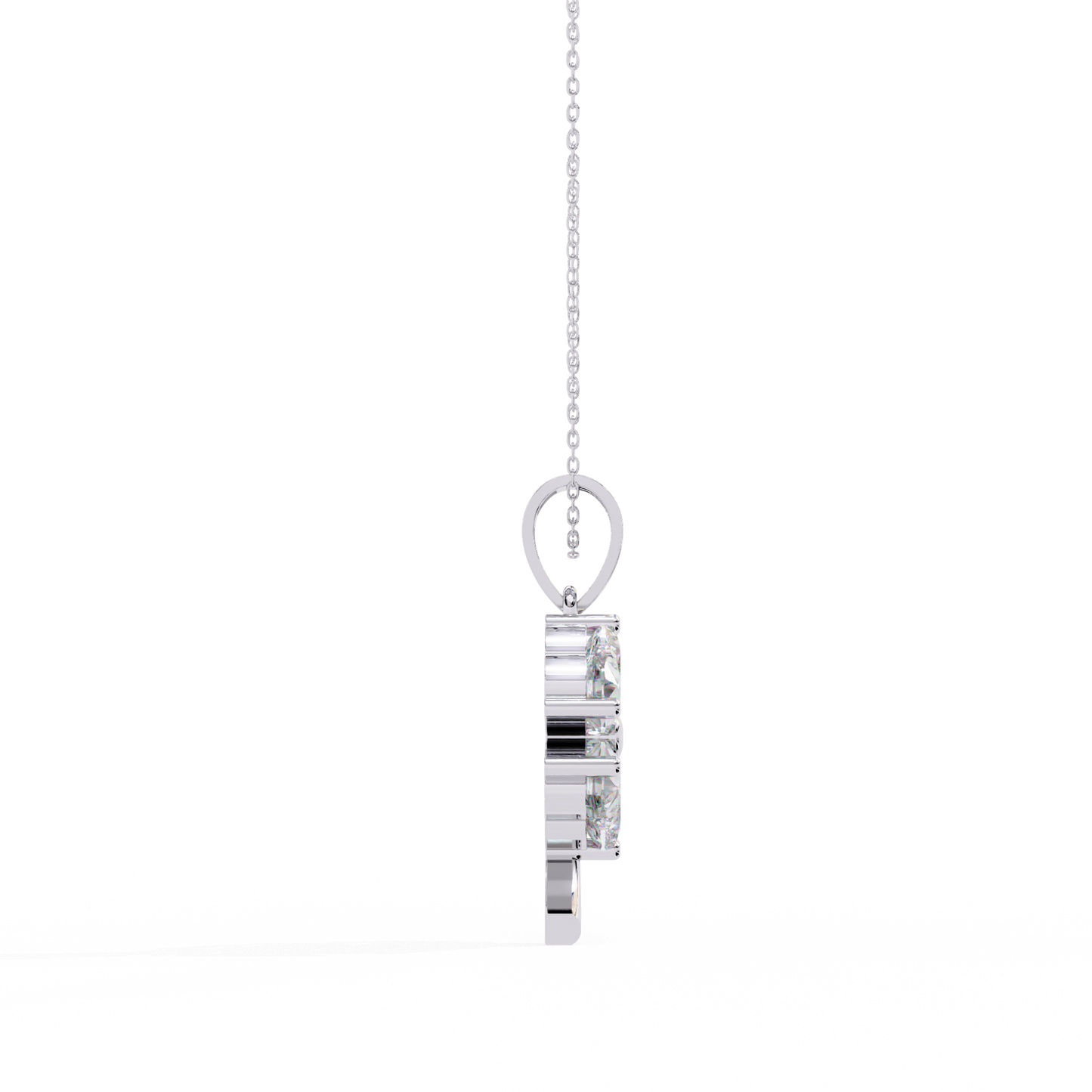 LGD Pendant Heart Stone (0.61ct) In 14K Gold Without Chain