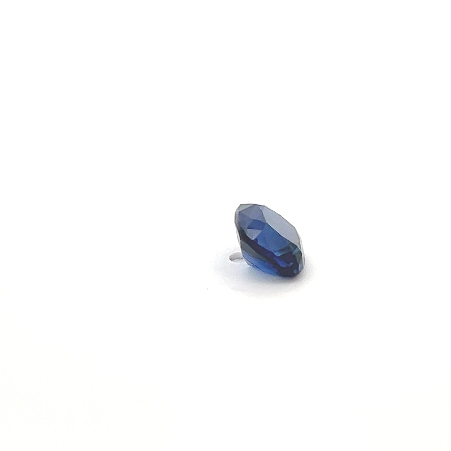 Premium 1.36Ct Blue Cushion Lab Grown Sapphire
