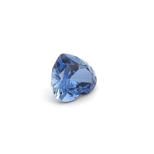 6.59Ct Heart Blue Lab Grown Sapphire For Rings