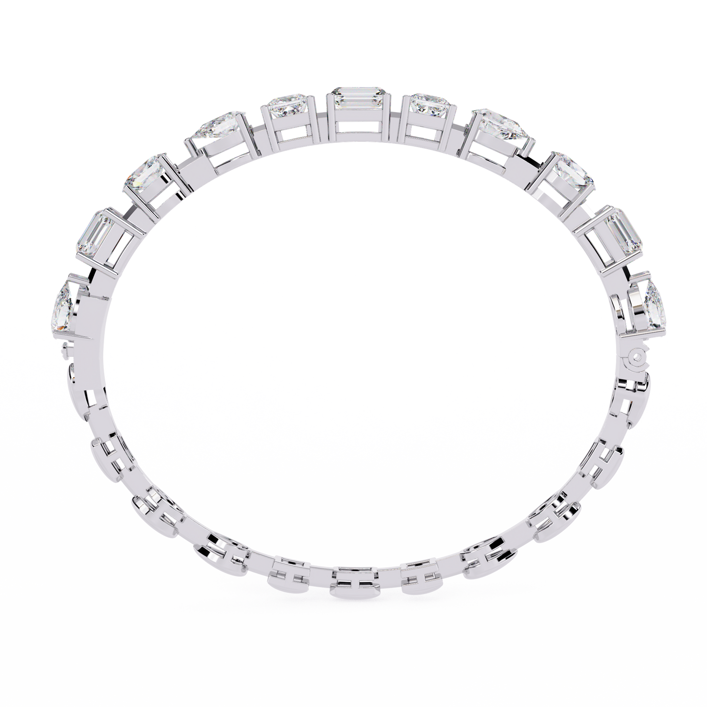 Lab Grown Diamond Bracelet Multi Stone In 14K Gold