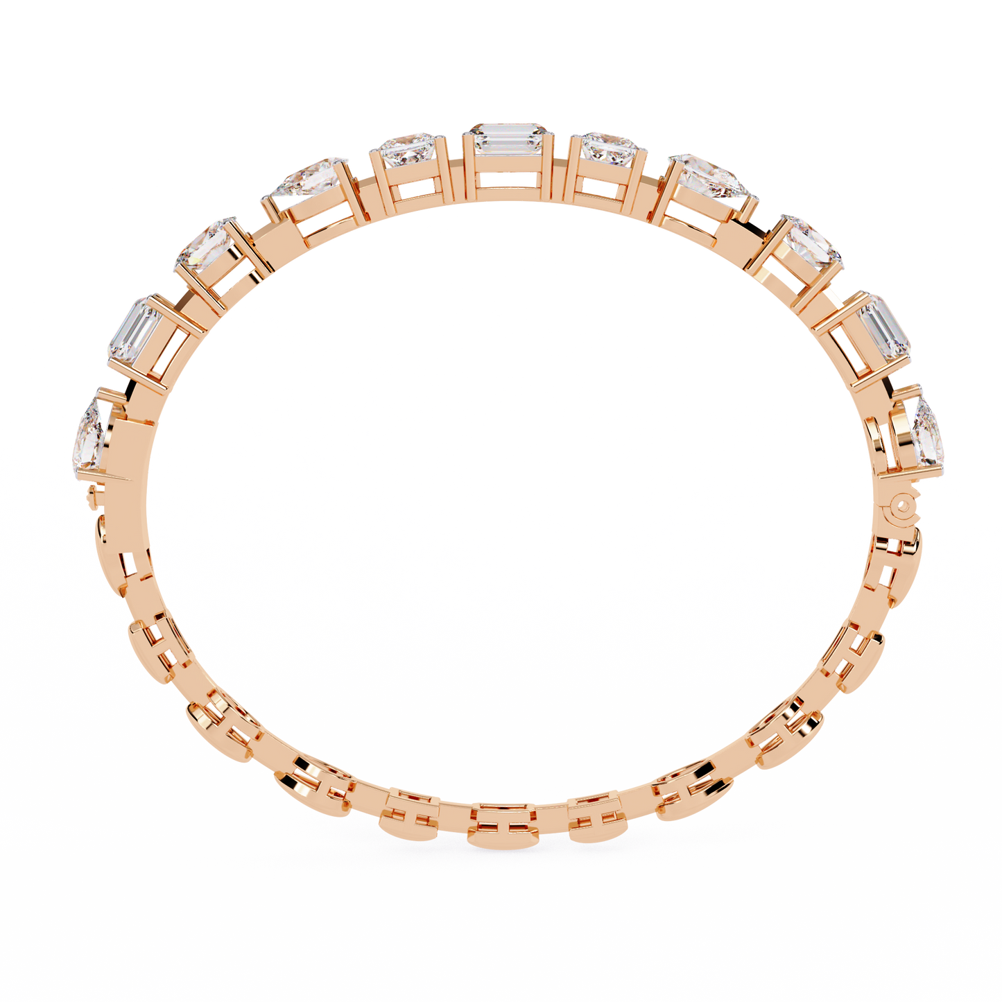 Lab Grown Diamond Bracelet Multi Stone In 14K Gold