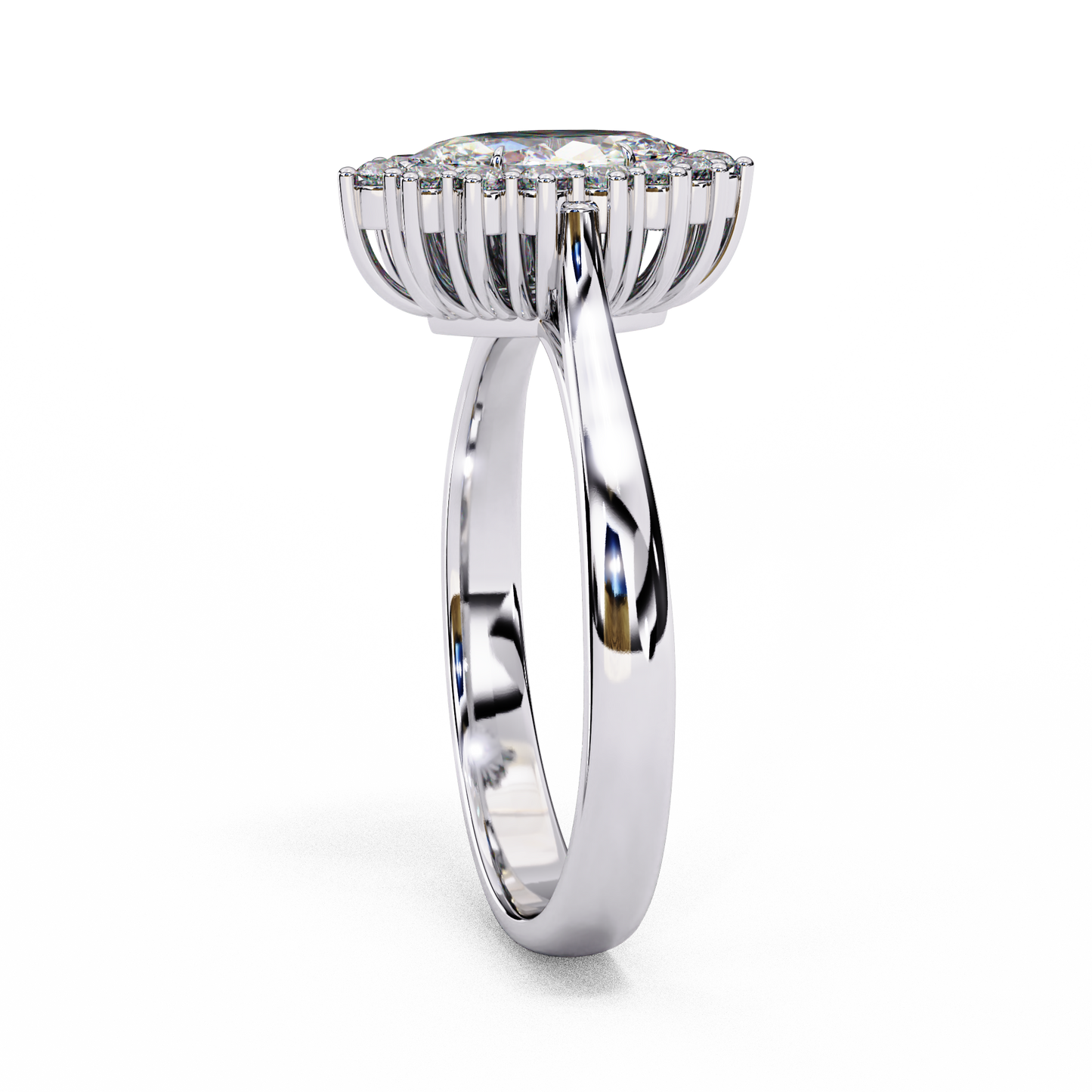 LGD Ring Marquise Stone (0.65ct) In 14K Gold