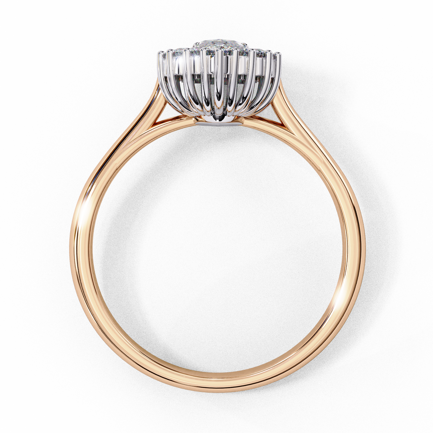 LGD Ring Marquise Stone (0.65ct) In 14K Gold