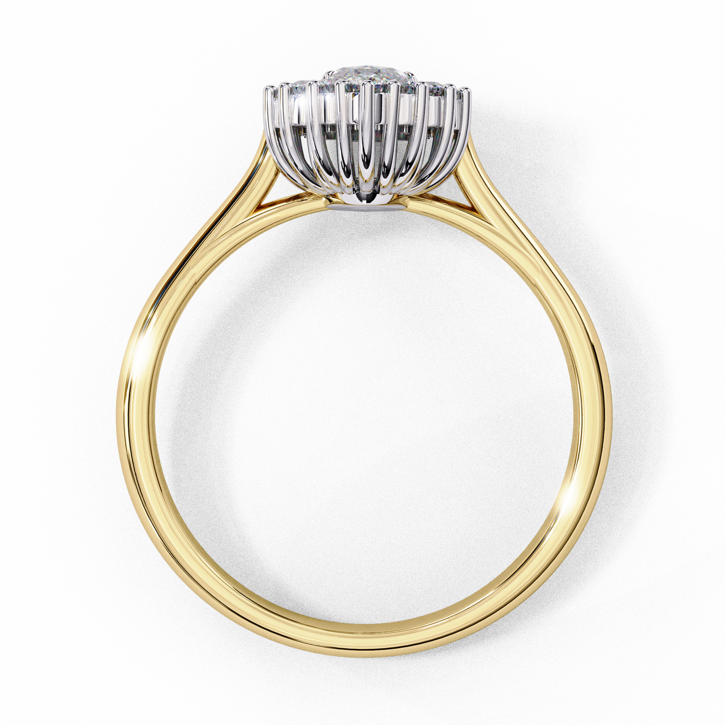 LGD Ring Marquise Stone (0.65ct) In 14K Gold