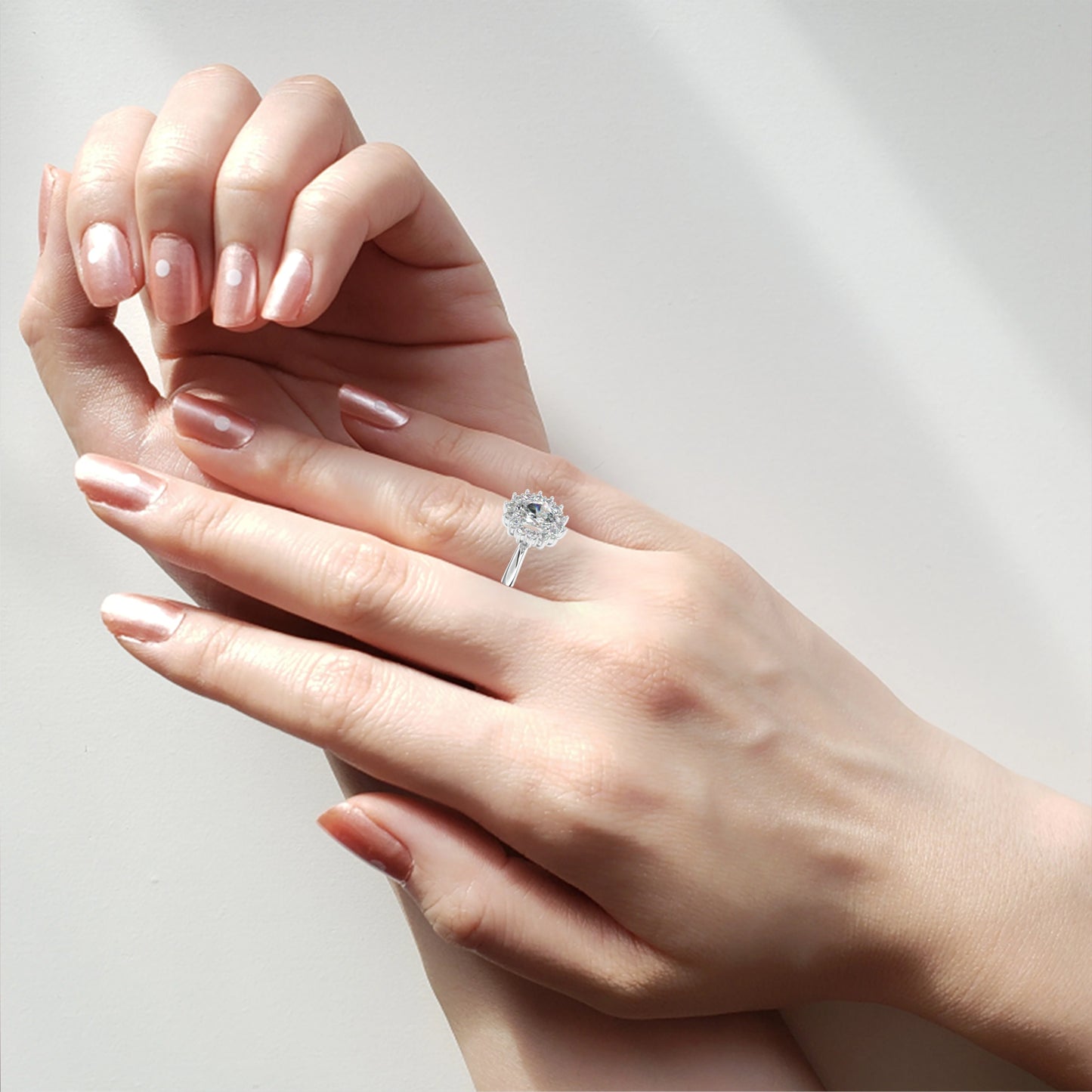 LGD Ring Oval Stone (0.63ct) In 14K Gold #LGD-OV-CD032