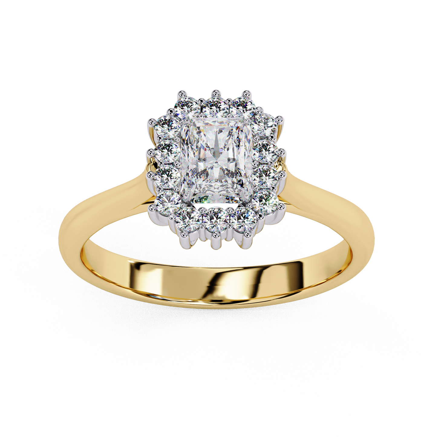 LGD Ring Emerald Stone (0.77ct) In 14K Gold #LGD-EM-CD033