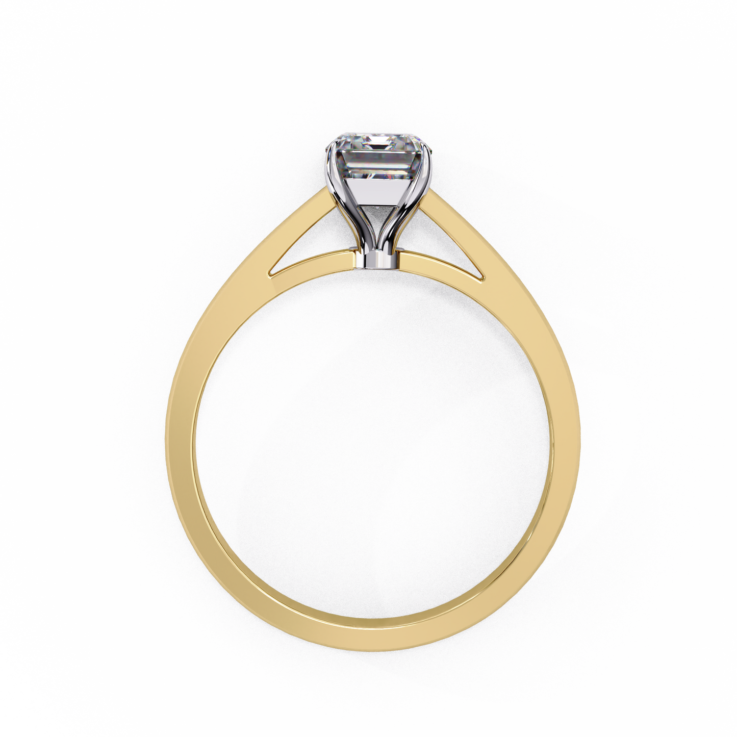 LGD Solitaire Ring Rings70 Stone (1.2ct) In 14K Gold #LGD-Em-CD040