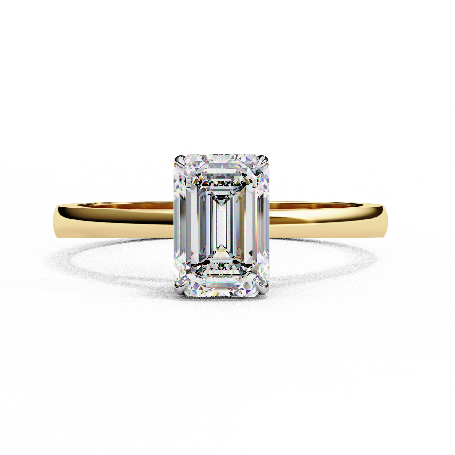 LGD Solitaire Ring Rings70 Stone (1.2ct) In 14K Gold #LGD-Em-CD040