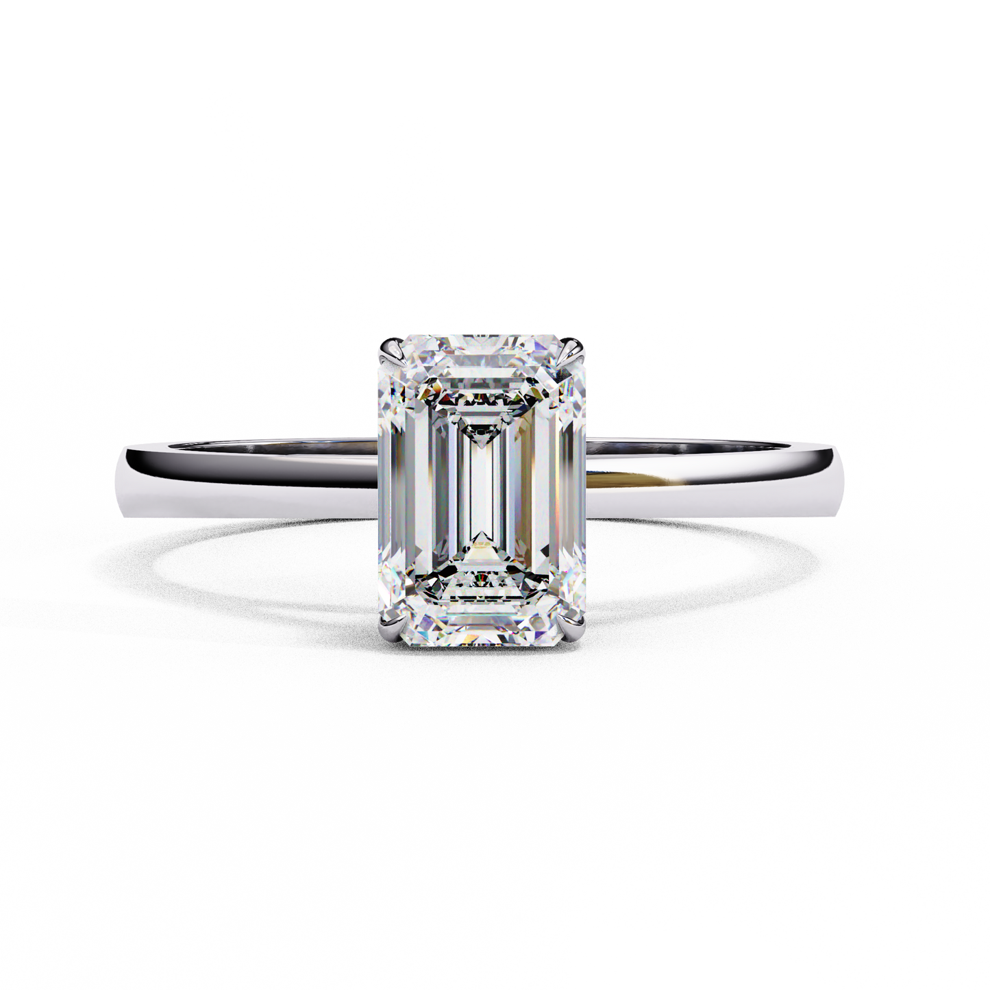 LGD Solitaire Ring Rings70 Stone (1.2ct) In 14K Gold #LGD-Em-CD040