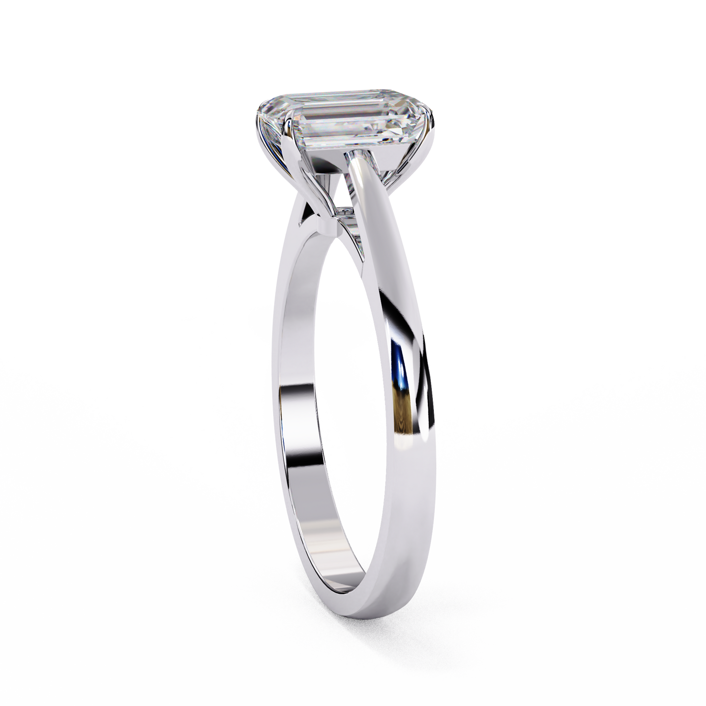 LGD Solitaire Ring Rings70 Stone (1.2ct) In 14K Gold #LGD-Em-CD040