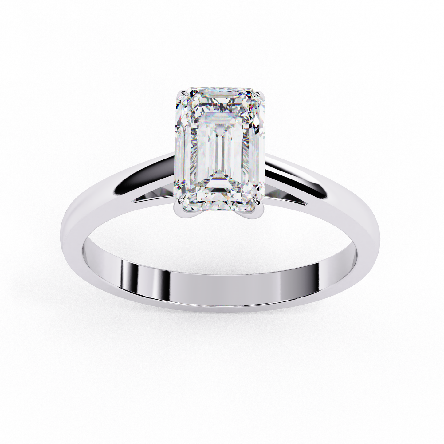 LGD Solitaire Ring Rings70 Stone (1.2ct) In 14K Gold #LGD-Em-CD040