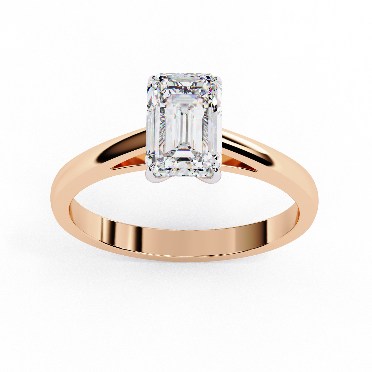 LGD Solitaire Ring Rings70 Stone (1.2ct) In 14K Gold #LGD-Em-CD040