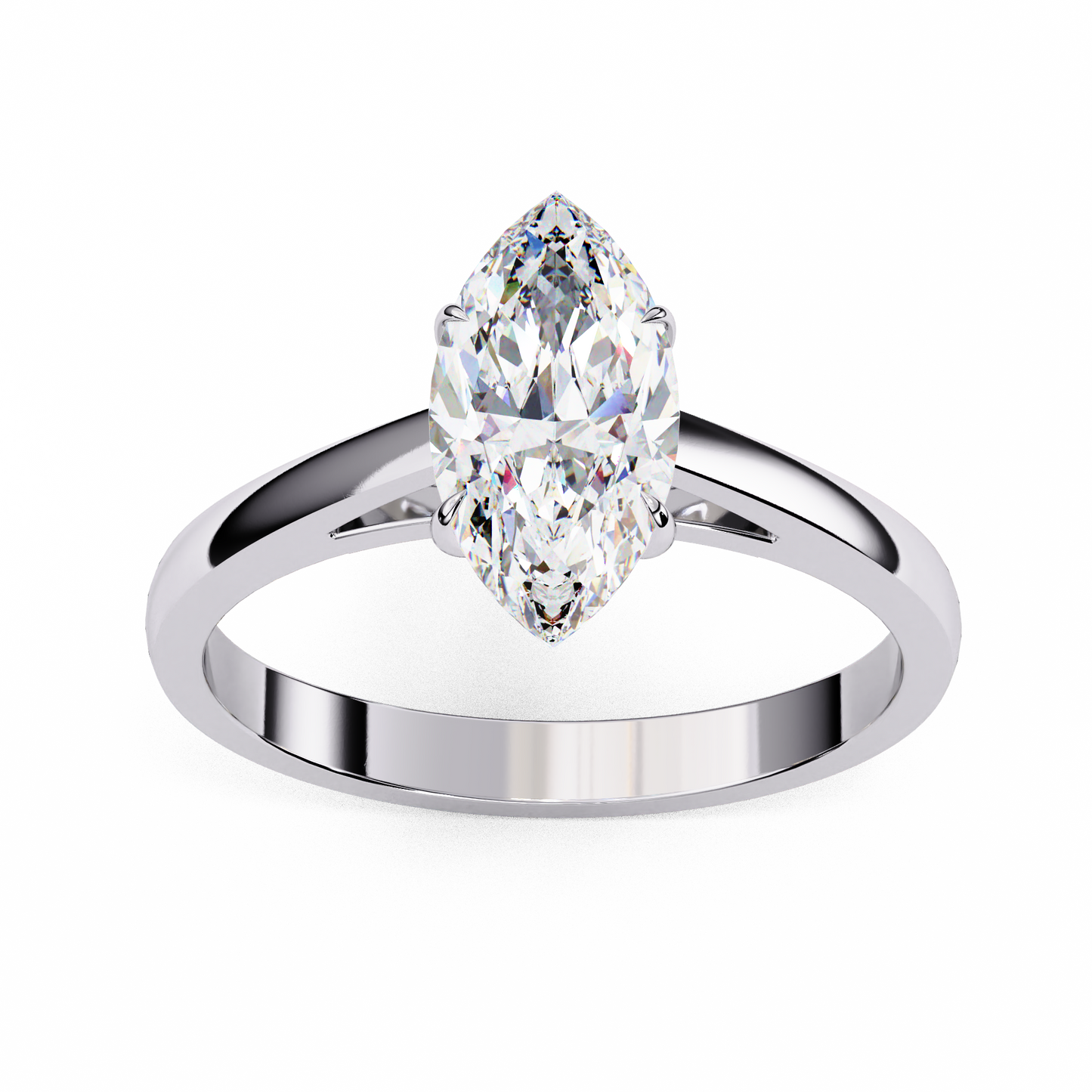 LGD Ring Marquise Stone (0.86ct) In 14K Gold #LGD-Mq-CD053