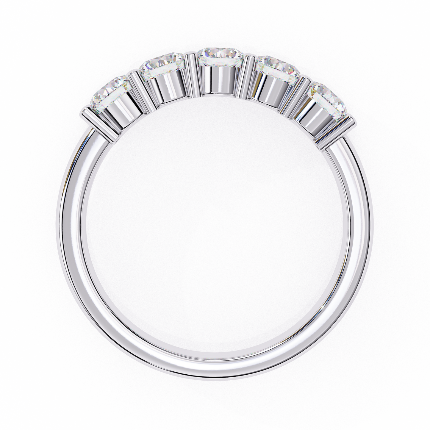 LGD Ring Round Stone (1.05ct) In 14K Gold
