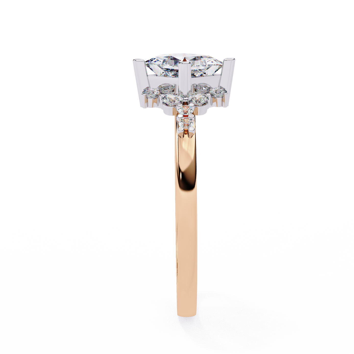 LGD Ring Princess Stone (1.01t) In 14K Gold #LGD-PR-CD282