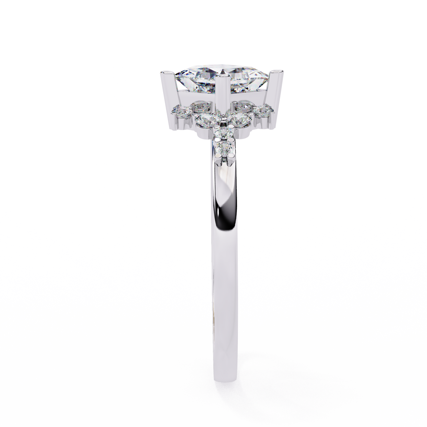 LGD Ring Princess Stone (1.01t) In 14K Gold #LGD-PR-CD282
