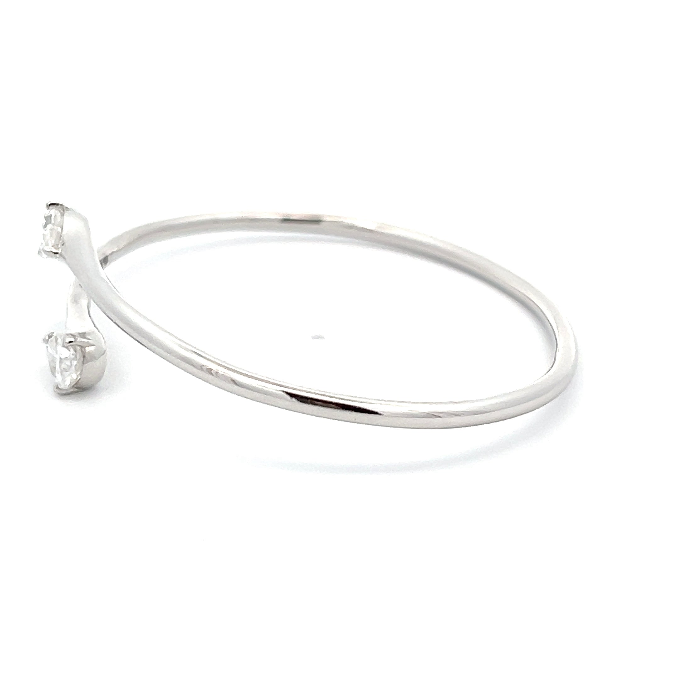 White Inspiring Diamond 2.00ct Bracelet Pear Shape Solitaire