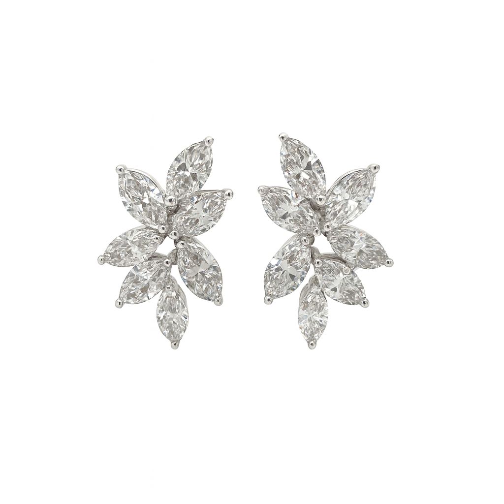 Drop Marquise Lab-Grown Diamond Earrings